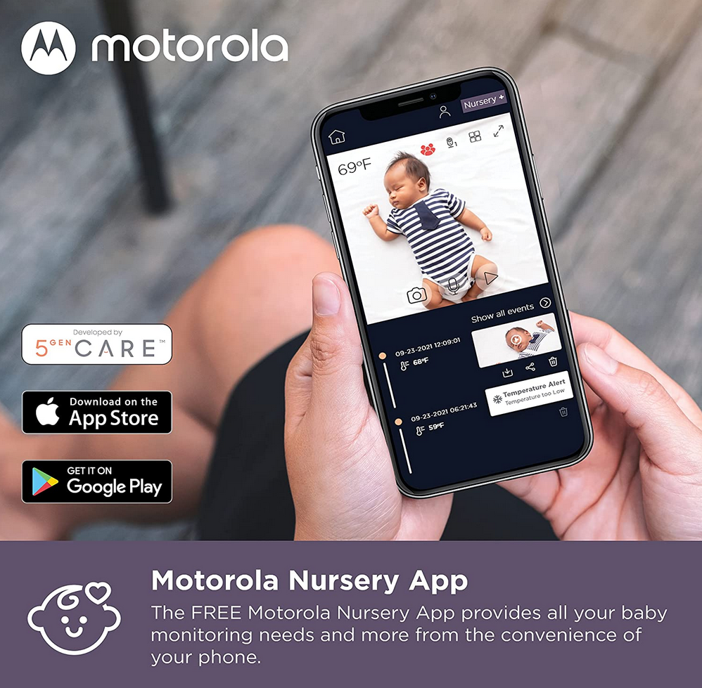 Motorola VM44 Connect Wi Fi Babyphone mit Kamera für 102,99€ (statt 175€)