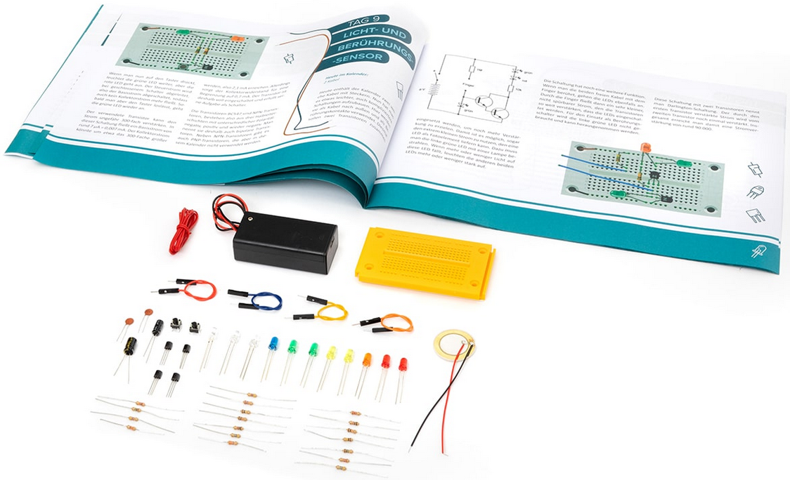 Franzis Elektronik Adventskalender mit 24 Experimenten für 17,95€ (statt 21€)