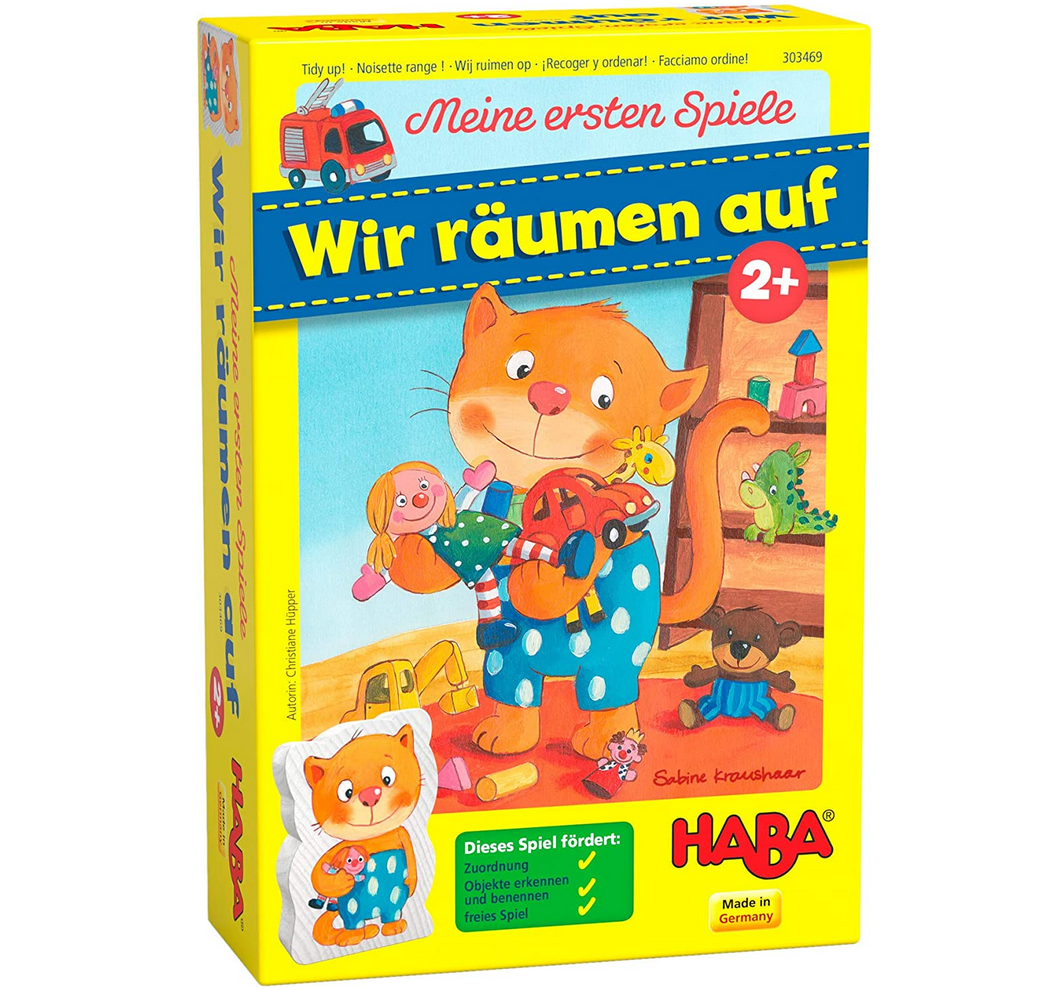 Haba   Meine ersten Spiele, Wir räumen auf Lernspiel für 7,59€ (statt 12€)   Prime