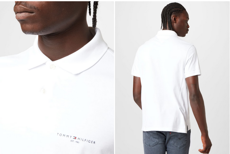 Tommy Hilfiger Poloshirt in Weiß für 43€ (statt 59€)