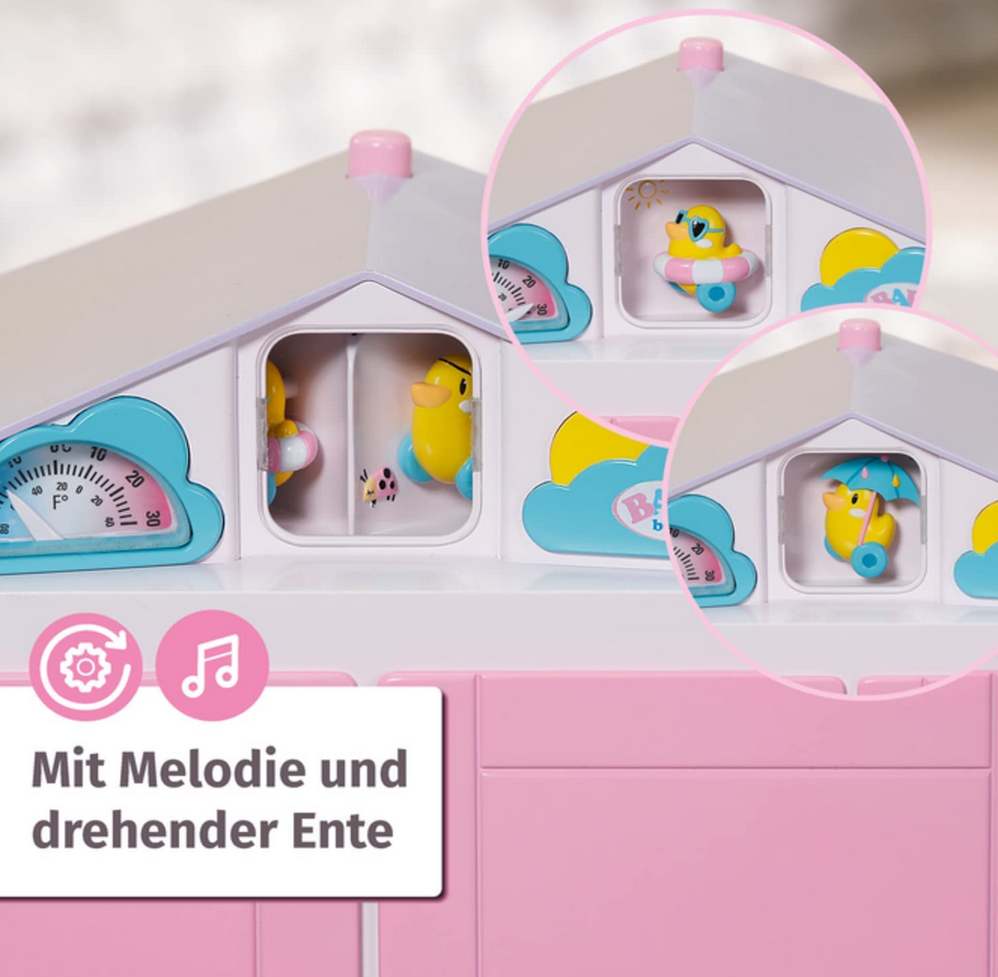 Baby Born Kleiderschrank mit Wetter Ente für 43cm Puppe für 40€ (statt 59€)