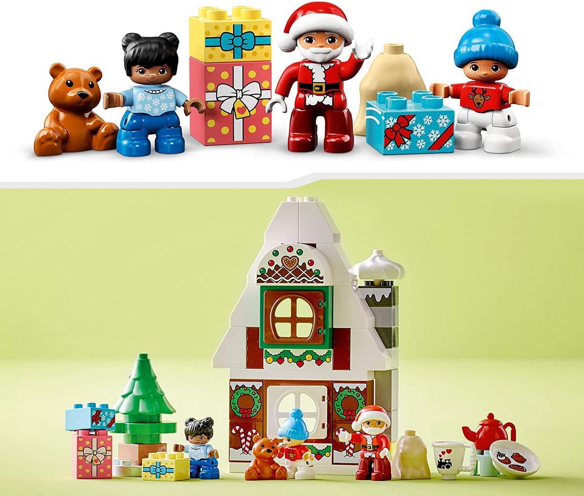 LEGO Duplo 10976 Lebkuchenhaus mit Weihnachtsmann Figur für 17,99€ (statt 25€)