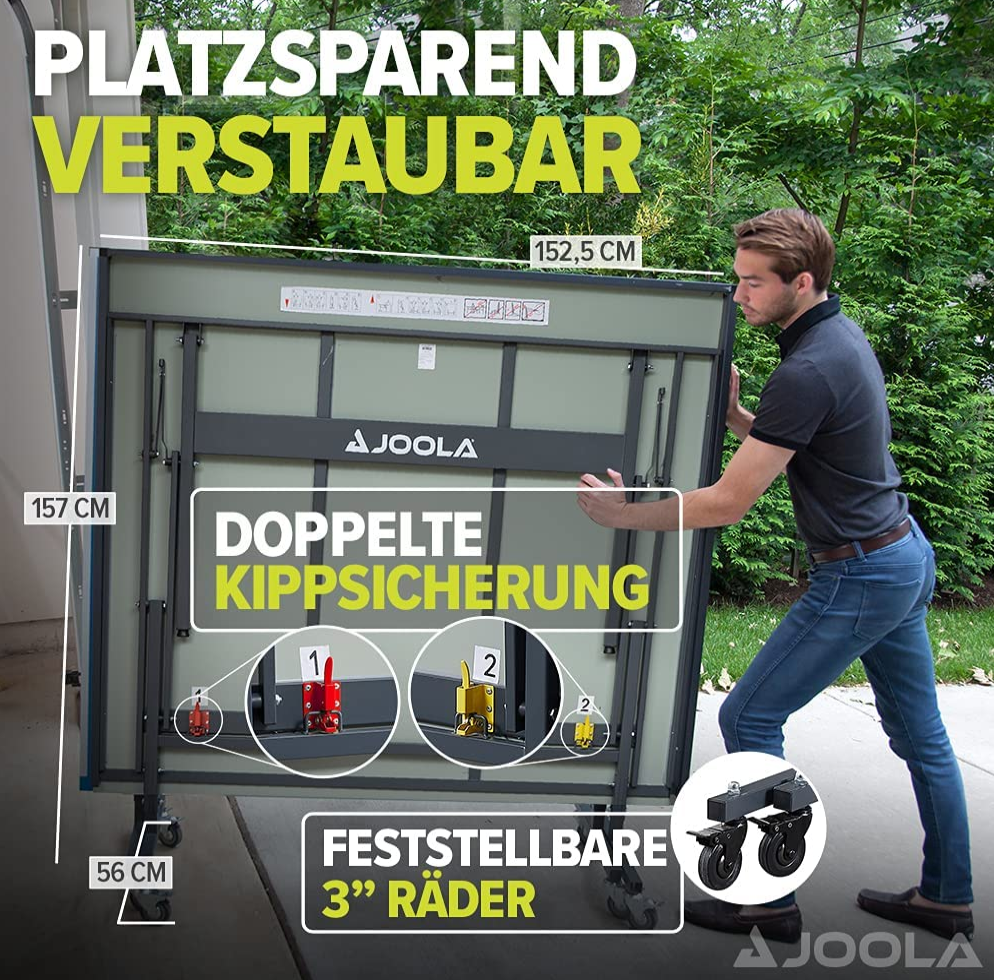 Joola Rally Outdoor Profi Tischtennisplatte für 449,64€ (statt 529€)