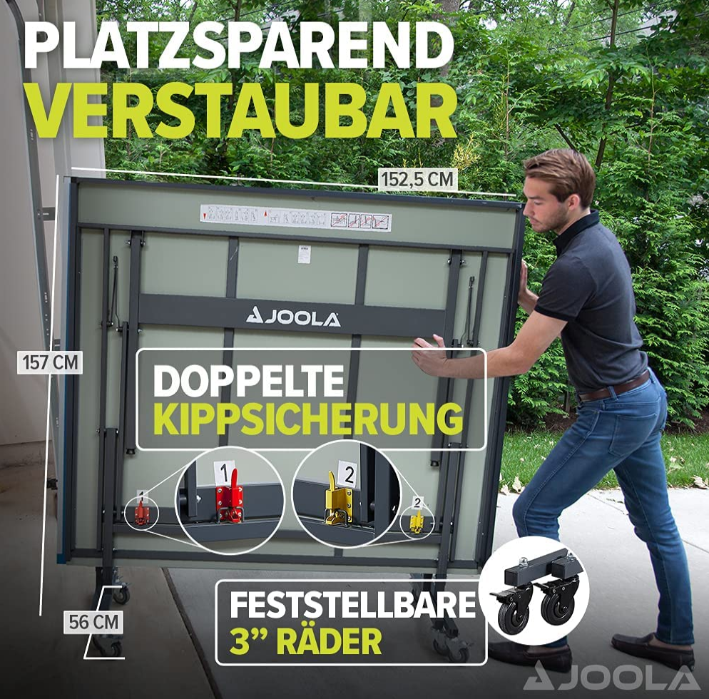 Joola Rally Outdoor Profi Tischtennisplatte für 449,11€ (statt 539€)