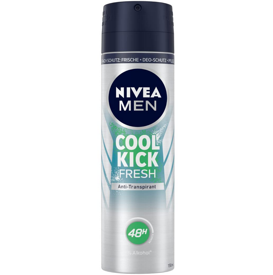 3x Nivea Men Cool Kick Fresh Deo Spray ab 3,72€ (statt 6,57€)