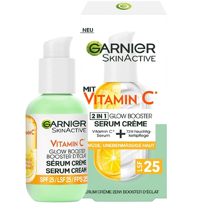 Garnier Serum Crème   2in1 Tagespflege, 50 ml ab 6,39€ (statt 12€)   Prime Sparabo