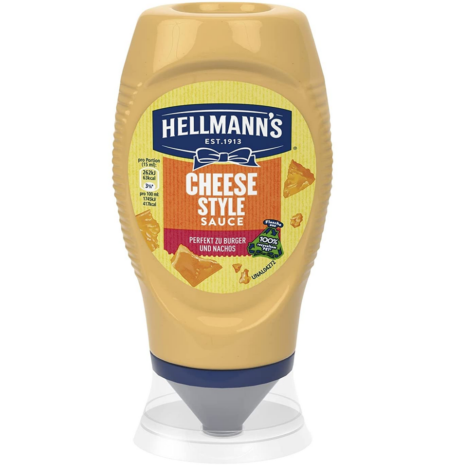 8er Pack Hellmann&#8217;s Cheese Style Sauce, 250 ml für 12,82€ (statt 16€) &#8211; Prime