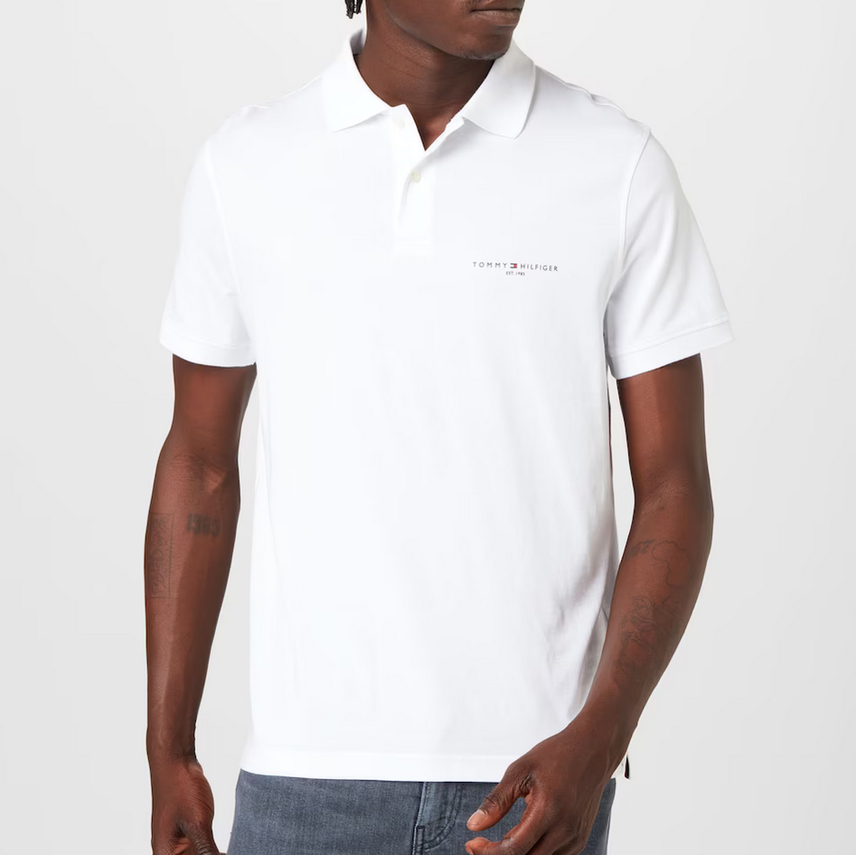 Tommy Hilfiger Poloshirt in Weiß für 43€ (statt 59€)