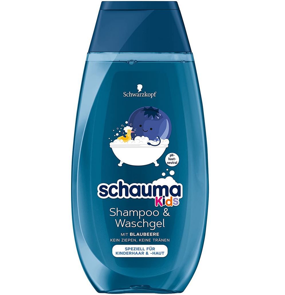 Schauma Kids Shampoo & Waschgel Blaubeere, 250 ml ab 1,31€ (statt 1,65€)   Prime Sparabo