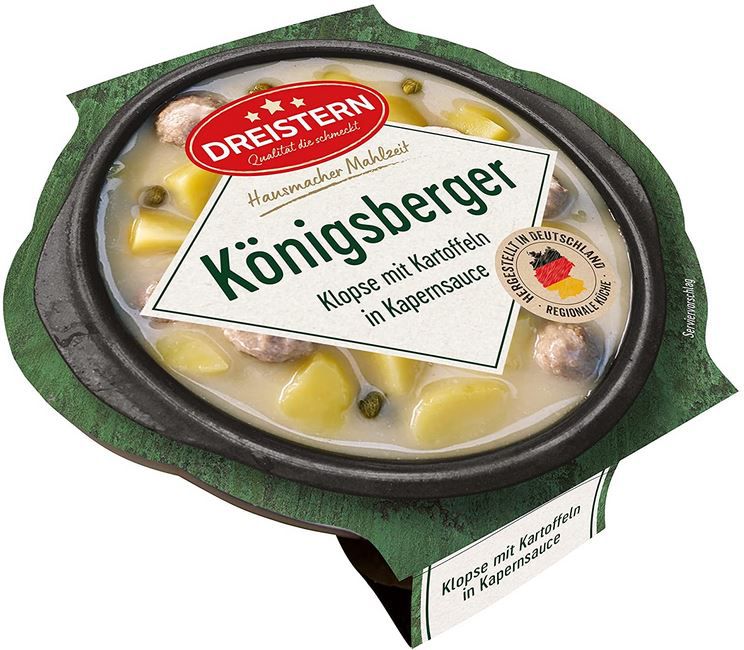 Dreistern Königsberger Klopse in Kapernsauce ab 2,12€ (statt 3€)   Prime Sparabo