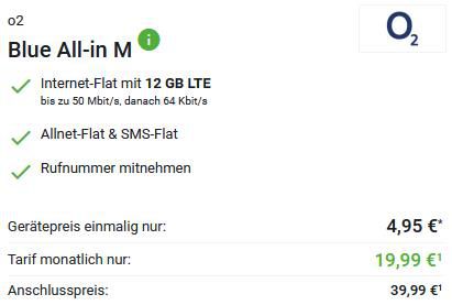 Google Pixel 6a mit 128GB für 4,95€ + o2 Allnet Flat mit 12GB LTE für 19,99€ mtl.
