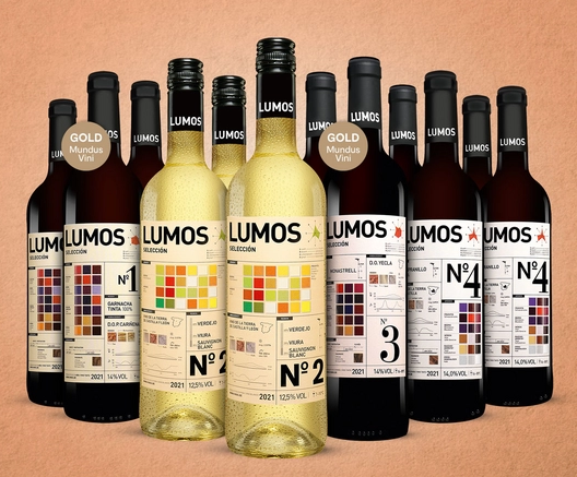 Lumos Genießer Paket mit 12 Flaschen Wein für 59,59€ (statt 95€)