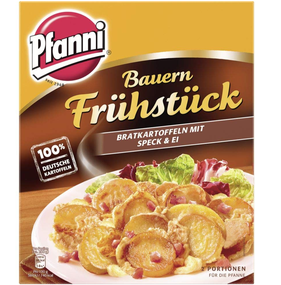 Pfanni Bauern Frühstück mit Speck & Ei, 400g ab 1,43€ (statt 2€)   Prime Sparabo