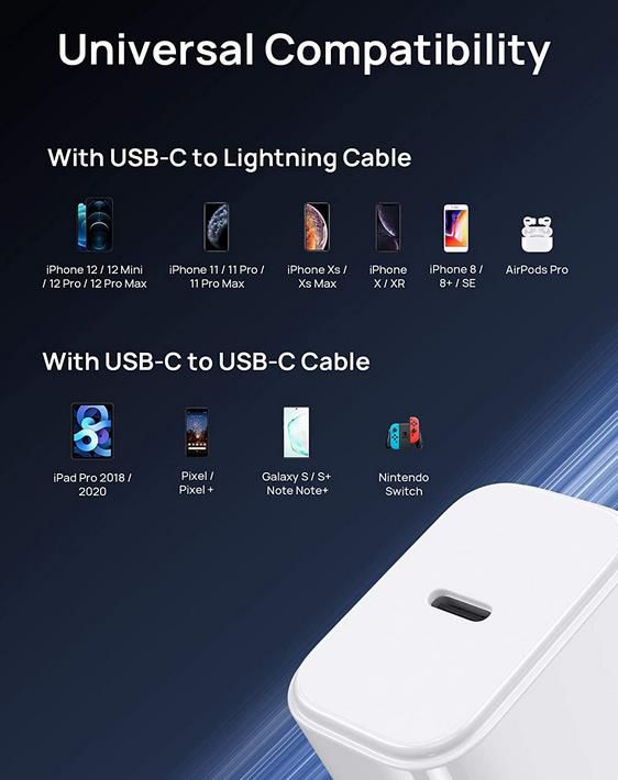 JSAUX USB C Ladegerät mit 20W & PD3.0 für 7,69€ (statt 12€)