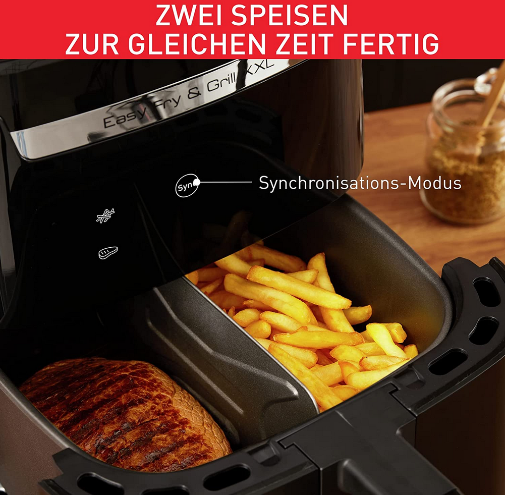 Tefal EY8018 Easy Fry & Grill XXL Heißluftfritteuse für 109€ (statt 150€)