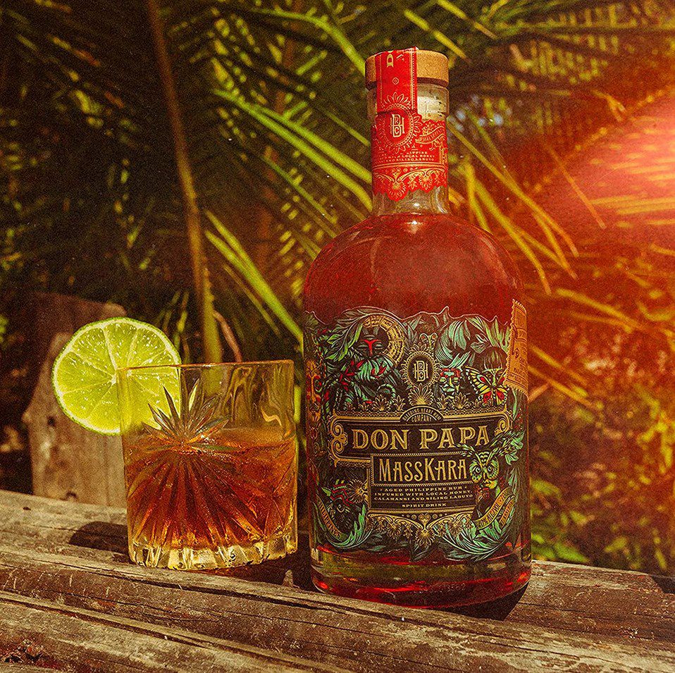 2x Don Papa Masskara Rum, 0,7l , 40% für 57€ (statt 66€)