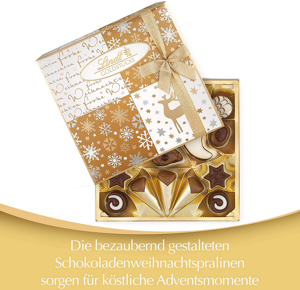 Lindt Goldstücke Vollmilch Pralinen, 180g für 7,99€ (statt 10€)   Prime