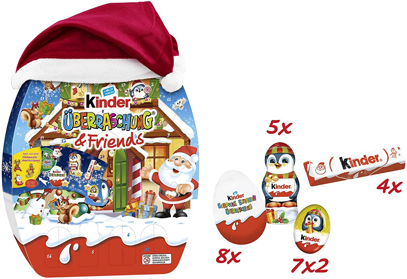 Kinder Überraschung & Friends Adventskalender, 431g für 19,79€ (statt 25€)