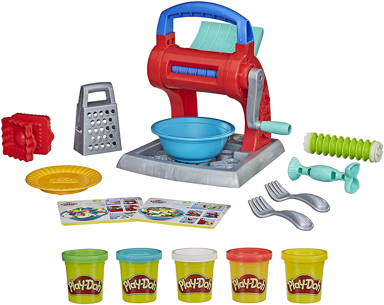 Play Doh Kitchen Creations Super Nudelmaschine mit 5 Farben für 14,99€ (statt 25€)   Prime