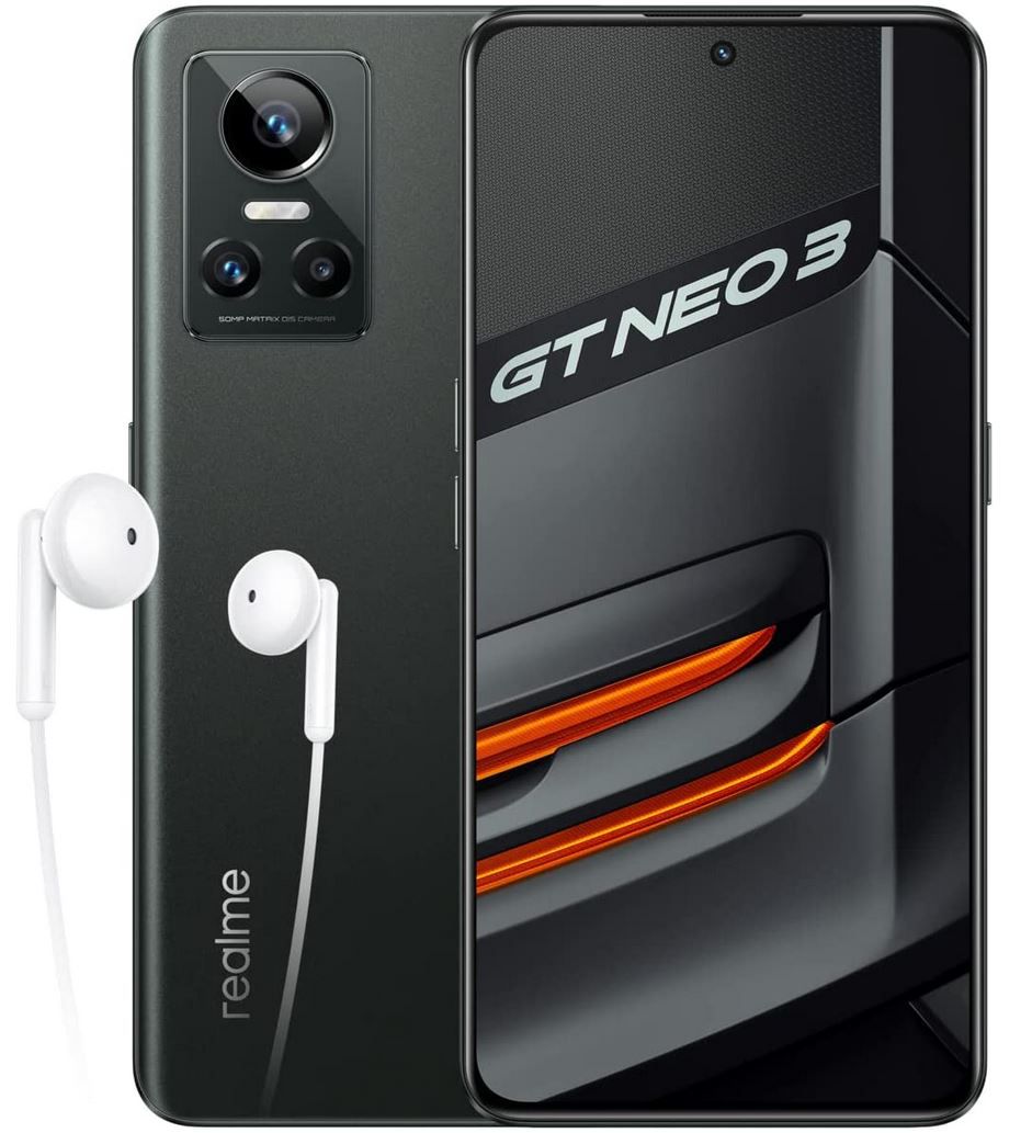 realme GT neo 3 5G (80W) mit 256GB, OLED und Dual SIM für 479,99€ (statt 570€)
