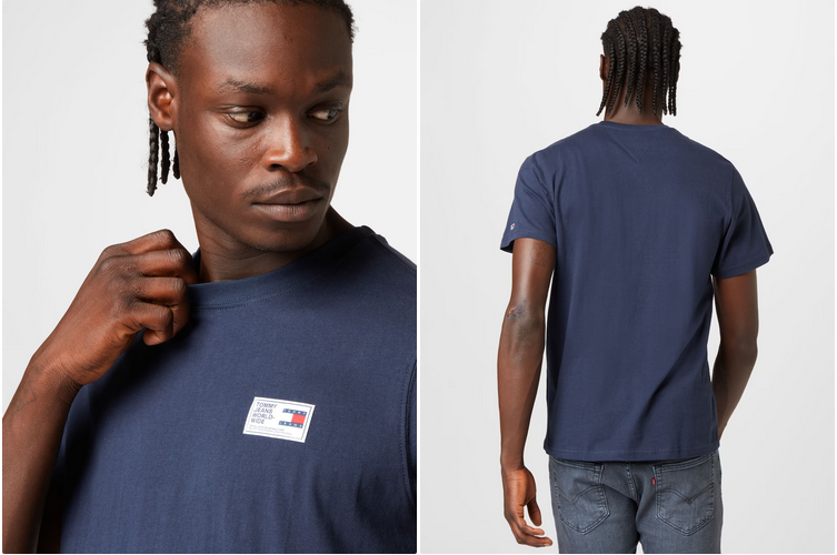 Tommy Jeans Woven Label Tee T Shirt in versch. Farben für je 25,90€ (statt 30€)