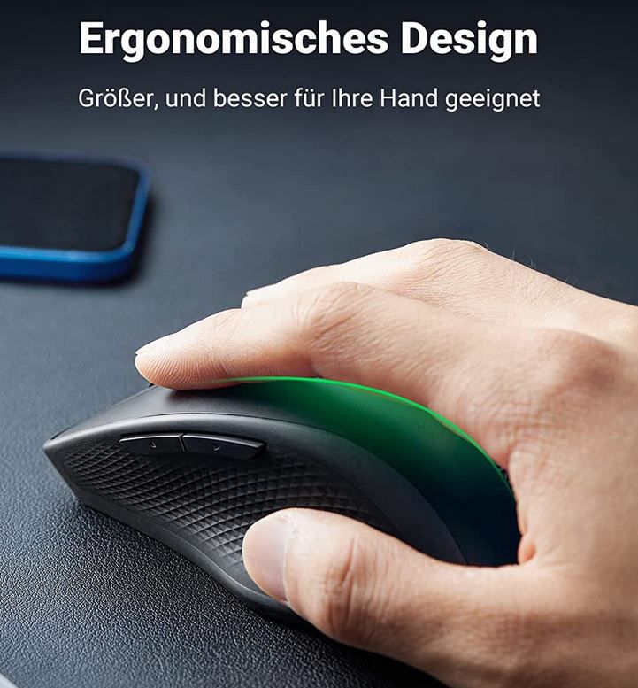 UGREEN kabellose Maus mit BT & 2,4G & 4K dpi für 16,99€ (statt 20€)
