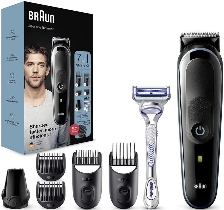 Braun MGK3342 Multi Grooming Kit 3, 7 in 1 Bart  und Haarschneider für 27,99€ (statt 38€)   Prime