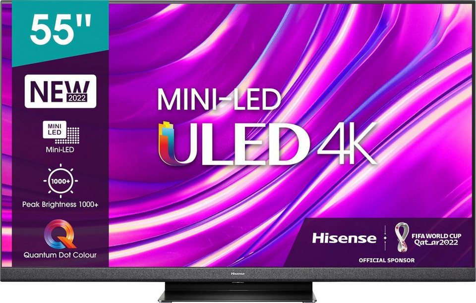 OTTO: 15% Rabatt auf ausgewählte Fernseher   z.B. Hisense 55U8HQ 55 Zoll für 858,26€ (statt 1.019€)