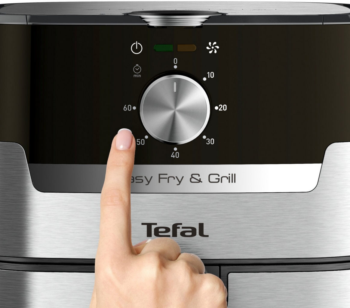 TEFAL EY501D Easy Fry & Grill Classic+ Heißluftfritteuse für 80,10€ (statt 120€)