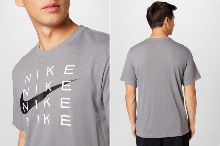 Nike Dri Fit Slub T Shirt in Grau für 18,90€ (statt 33€)