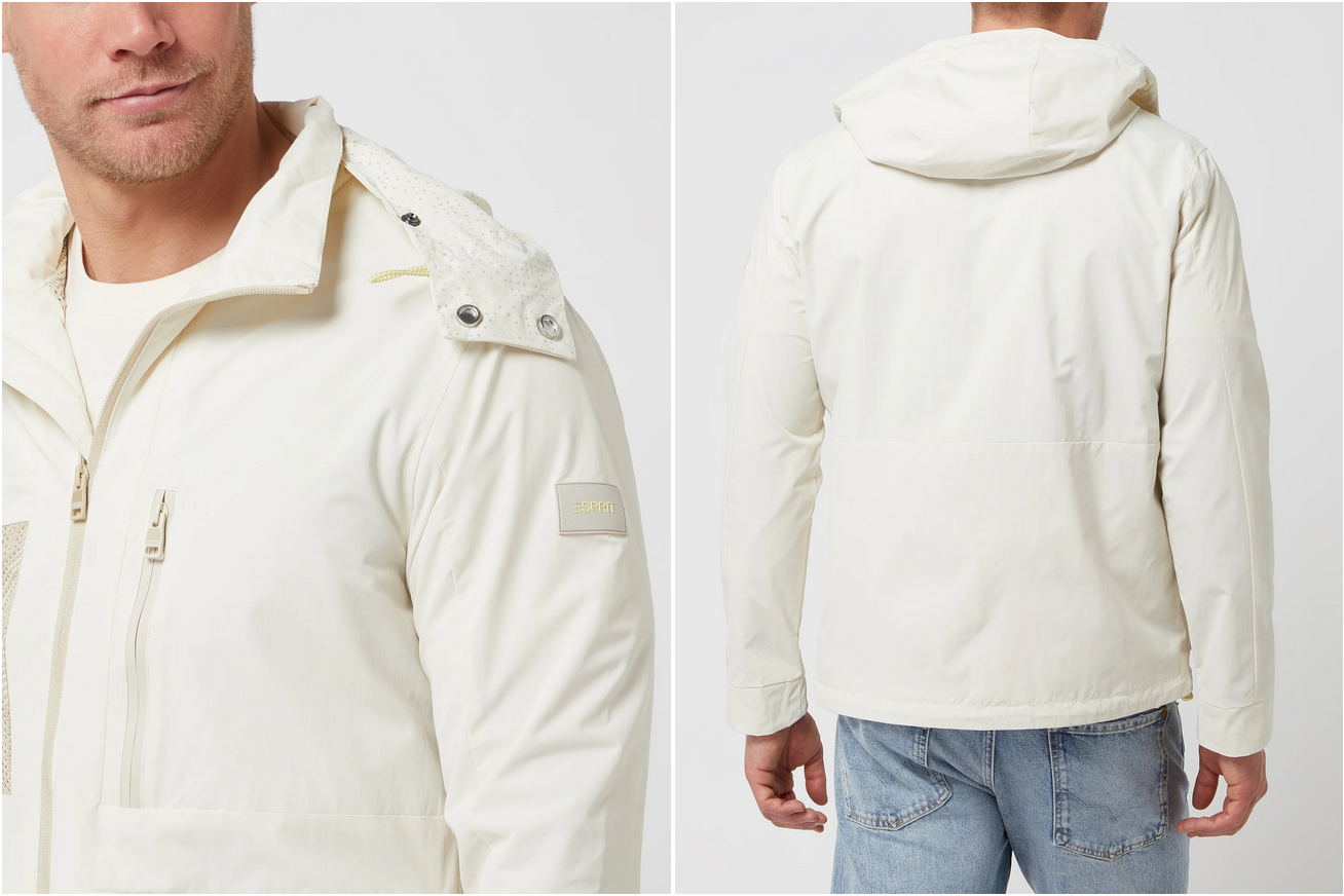 Esprit Jacke, wasserabweisend und mit abnehmbarer Kapuze für 79,99€ (statt 99€)