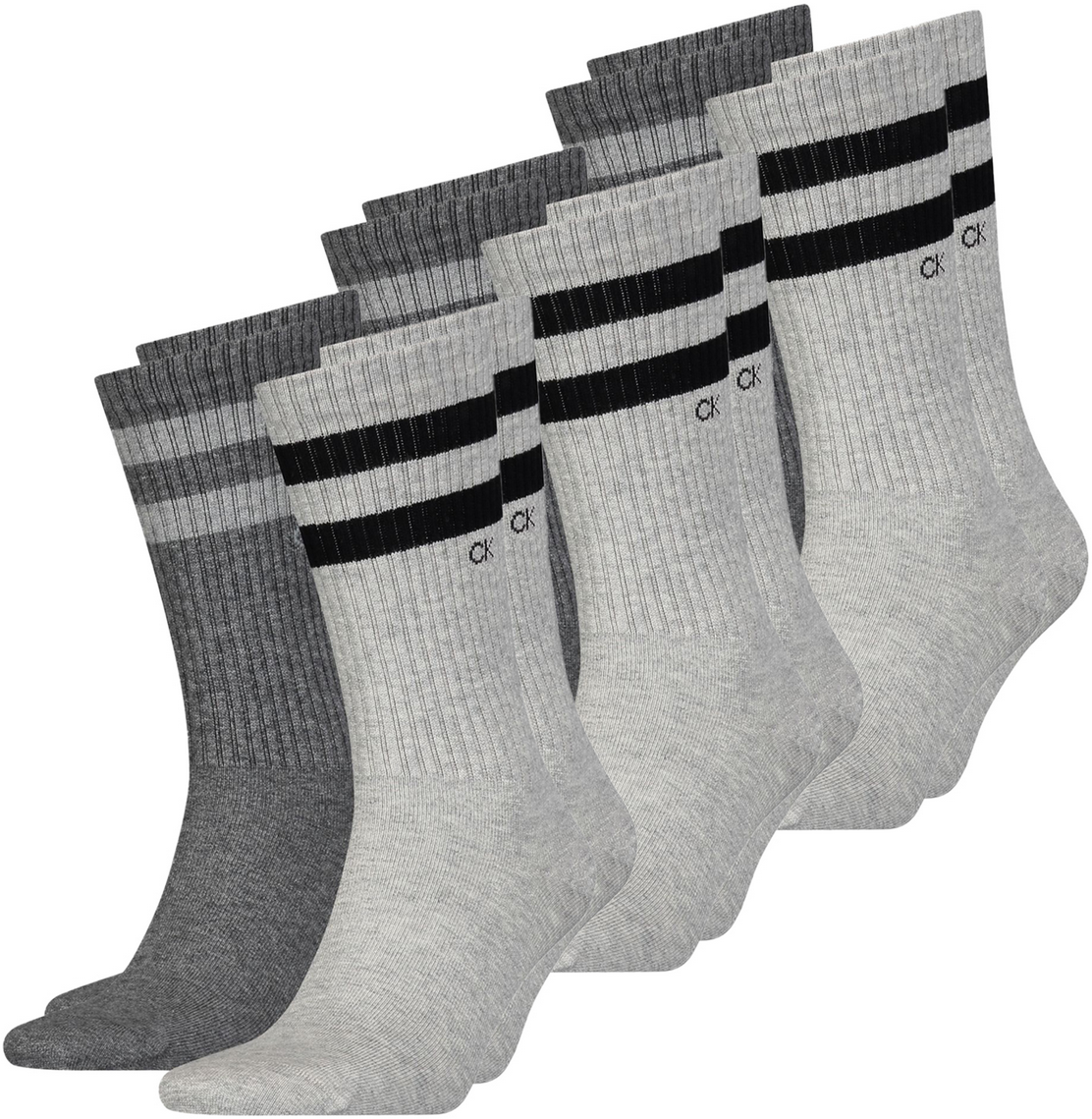 6er Pack Calvin Klein Stripes Socken für 29,99€ (statt 42€)