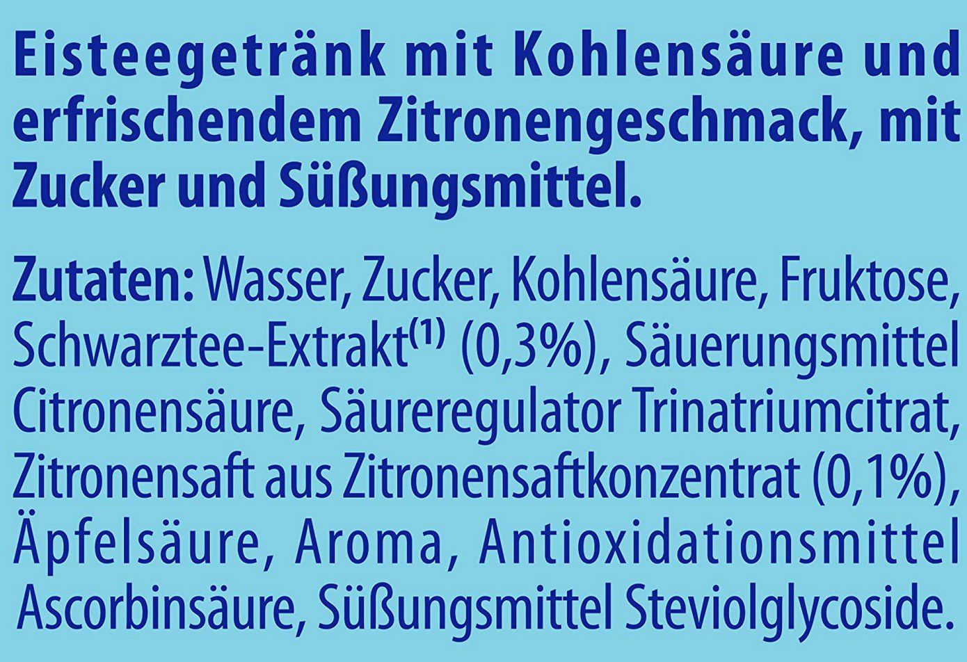 24x Lipton Ice Tea Sparkling Zero Zitrone (0.33l) ab 10€ (statt 24€)