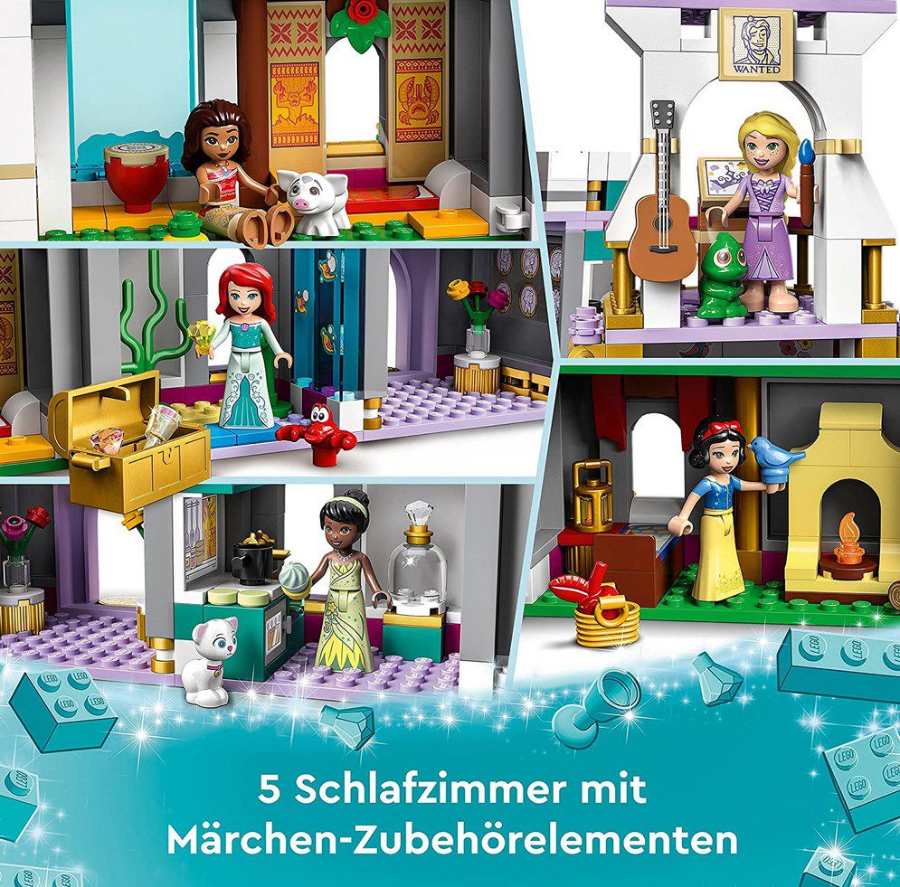 LEGO 43205 Disney Princess Ultimatives Abenteuerschloss für 58,89€ (statt 71€)