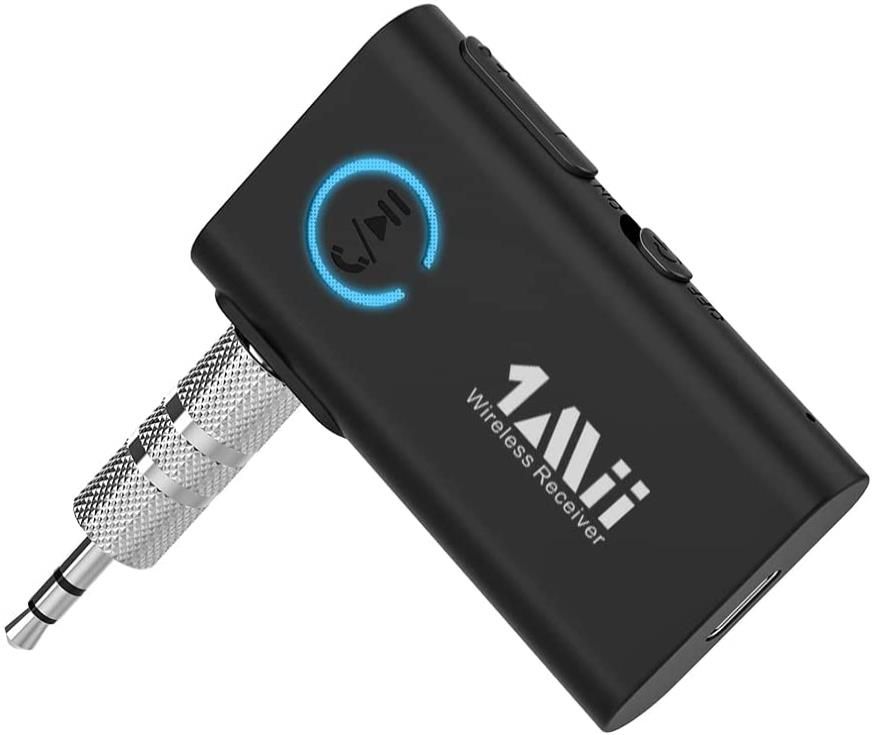 1Mii Bluetooth 5.0 Aux Receiver mit Freisprechfunktion für 10,44€ (statt 19€)