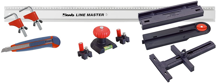 kwb Line Master Präzisionslineal, 800mm, 10 teilig für 32,19€ (statt 40€)