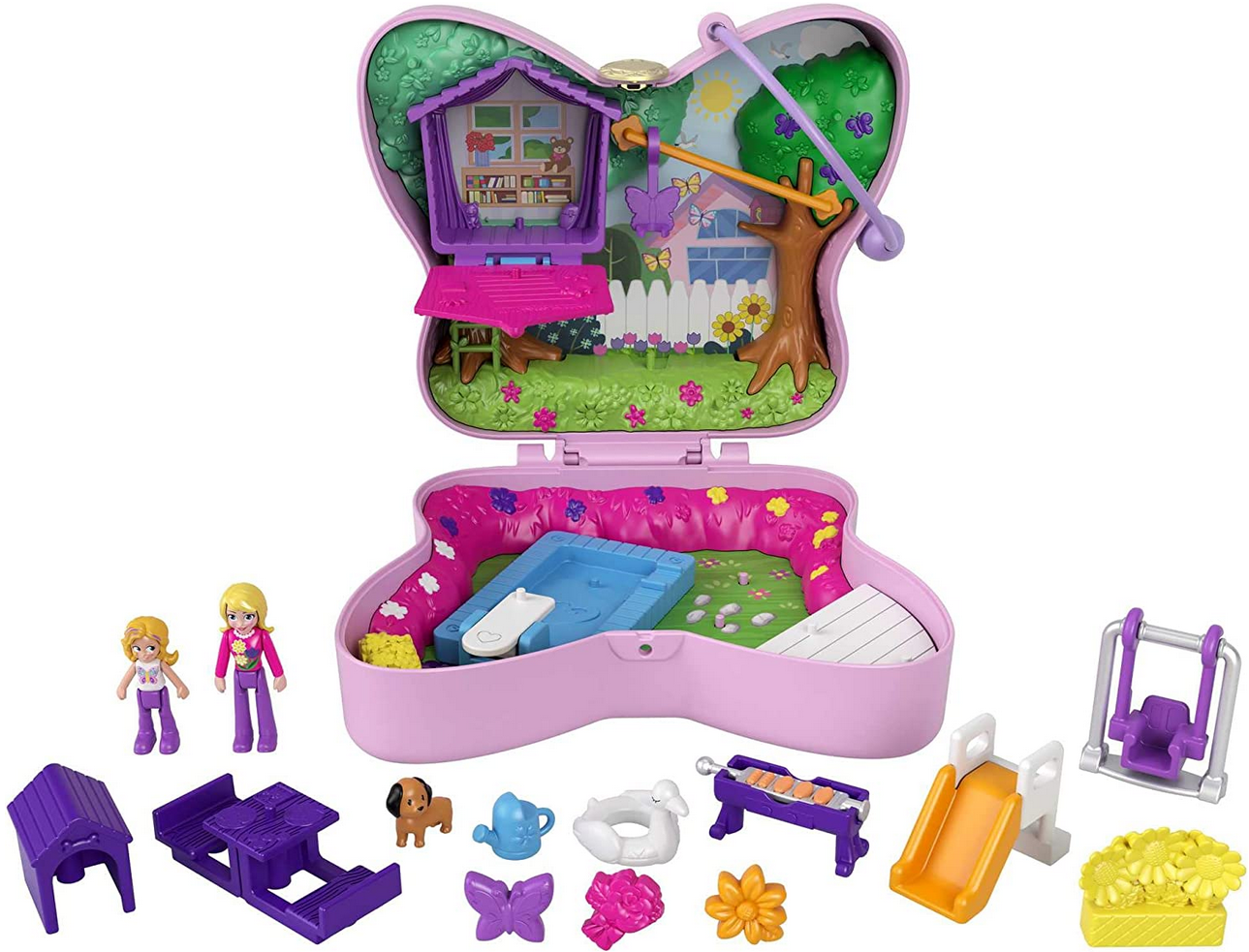 Polly Pocket GTN21 Schmetterlingsgarten Schatulle für 9,45€ (statt 16€)   Prime