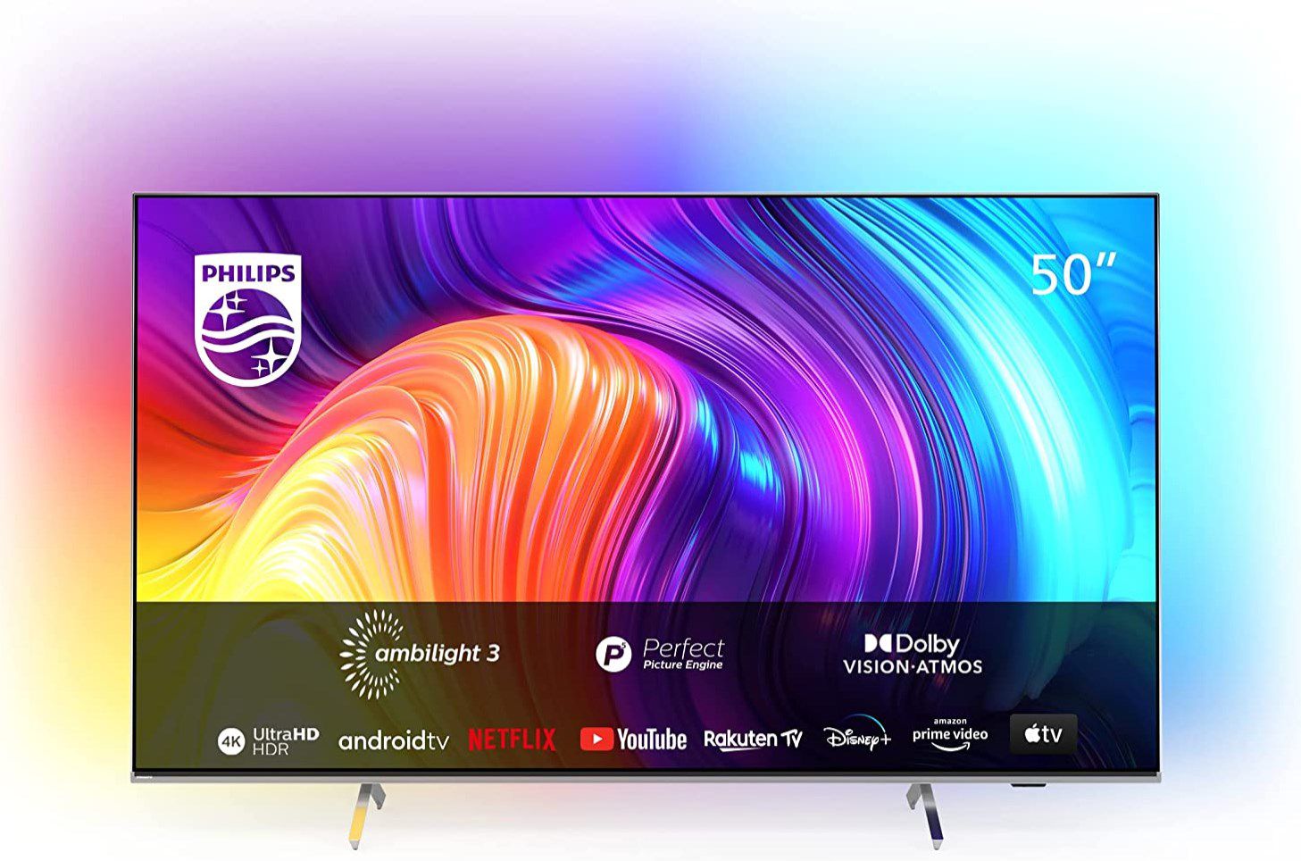 Philips 50PUS8507/12   50 Zoll 4K UHD TV mit Ambilight ab 579€ (statt 690€)