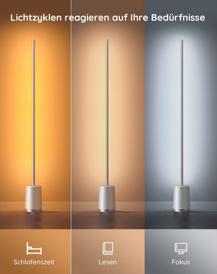 Govee Smart LED WiFi RGBIC Standleuchte mit über 64 Modi für 99,99€ (statt 120€)