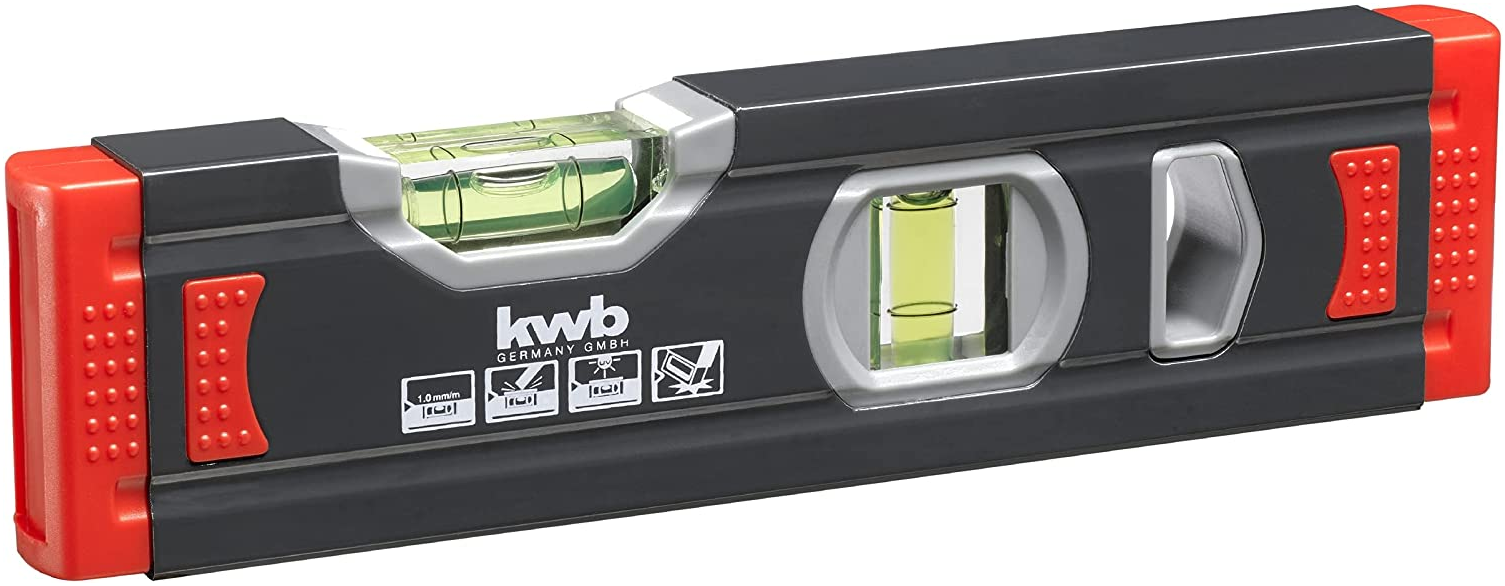 kwb Mini Aluminium Wasserwaage inkl. Sturz Schutz, 20 cm für 9,19€ (statt 12€)   Prime