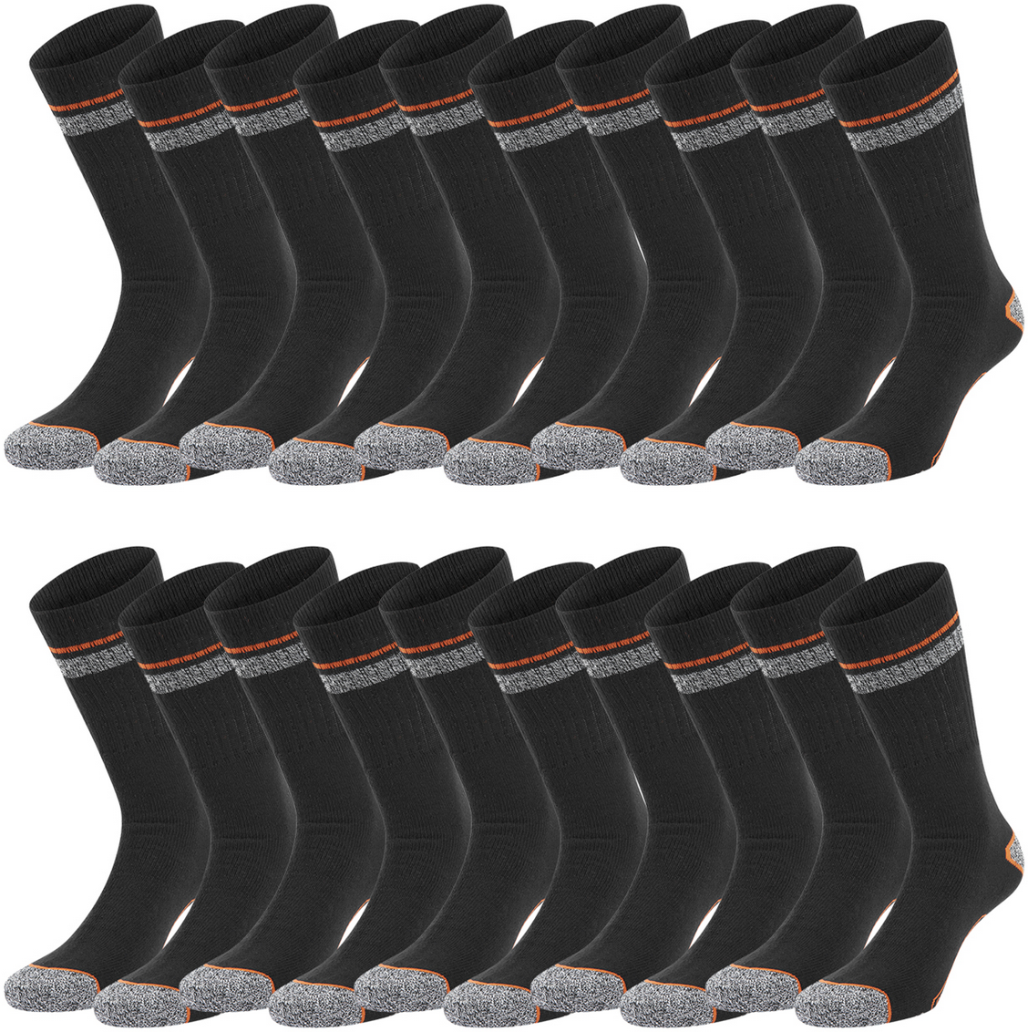 30 Paar! Black+Decker Crew Work Socken in versch. Designs für 36€ (statt 66€)