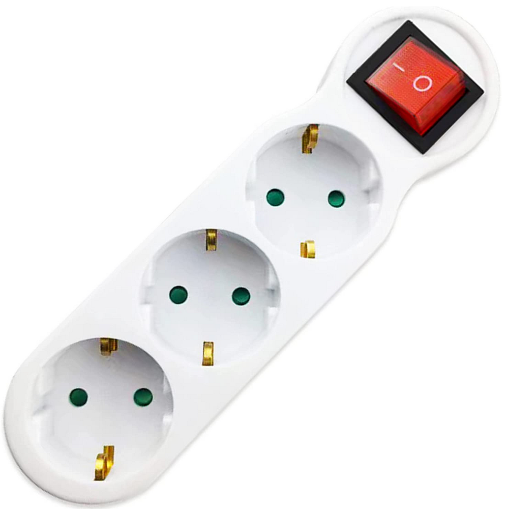 50% Rabatt auf MiuCo Steckdosenadapter z.B. 3 Fach mit Schalter für 8,49€ (statt 17€)