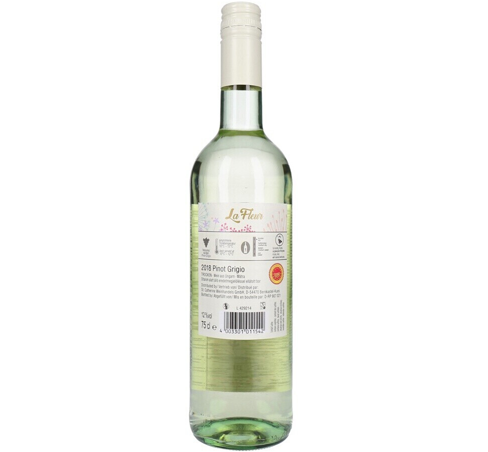 La Fleur Pinot Grigio Weißwein trocken, 750ml ab 1,79€ (statt 3€)   Prime Sparabo