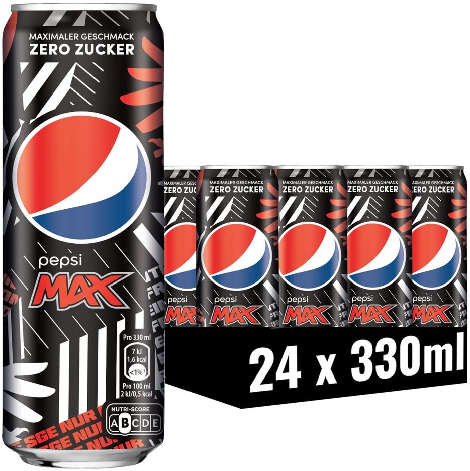 24er Pepsi Max Eintracht Frankfurt Edition, 0,33l ab 12,18€ + Pfand (statt 16€) &#8211; SparAbo