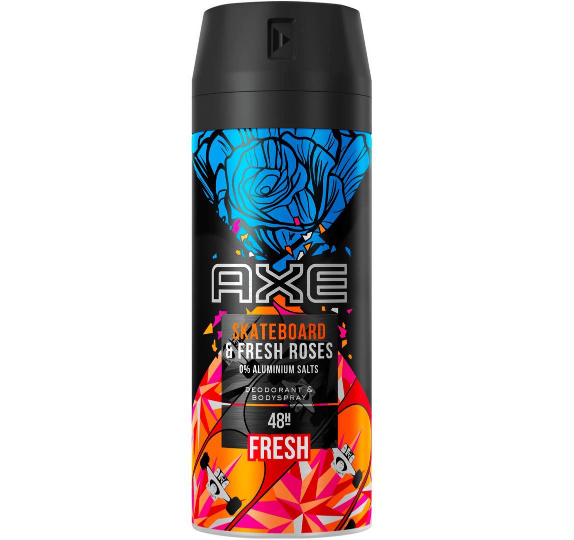Axe Bodyspray Skateboard & Fresh Roses Deo, 150ml ab 3,19€