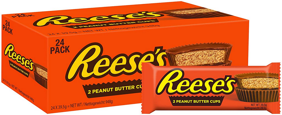 24er Pack Reeses Peanut Butter Cups, á 39.5g ab 17,56€ (statt 23€)   Prime Sparabo