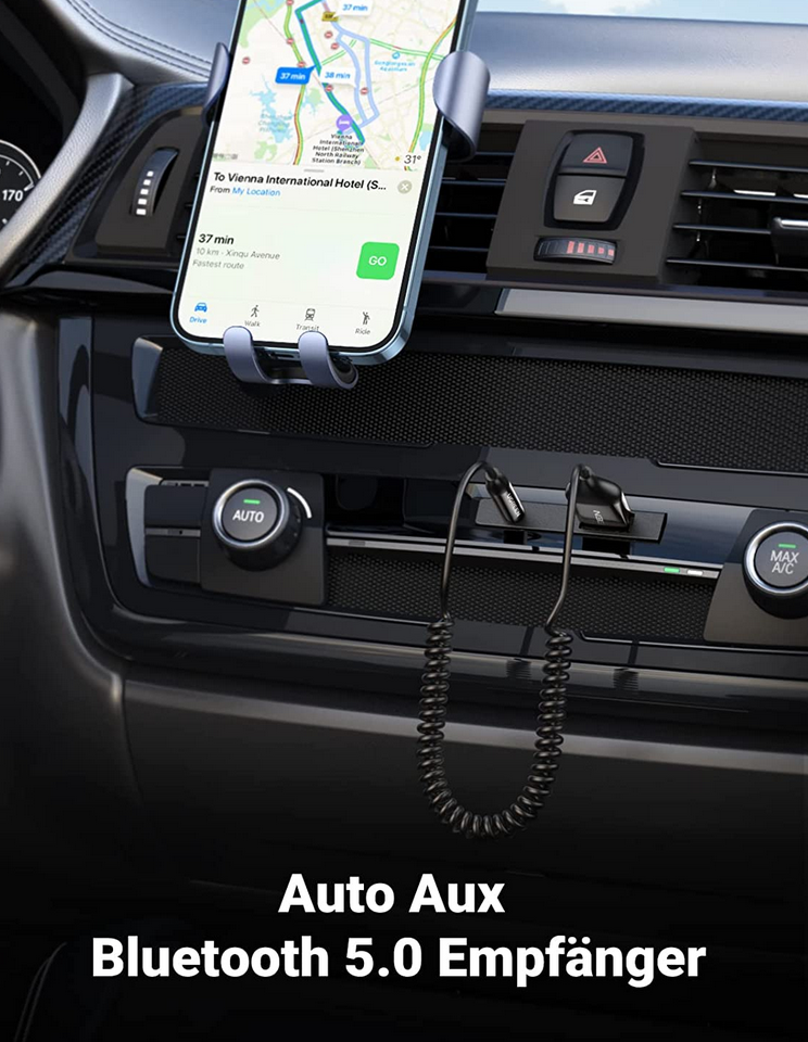Ugreen Aux Bluetooth Auto Adapter mit Freisprechfunktion für 13,59€ (statt 20€)
