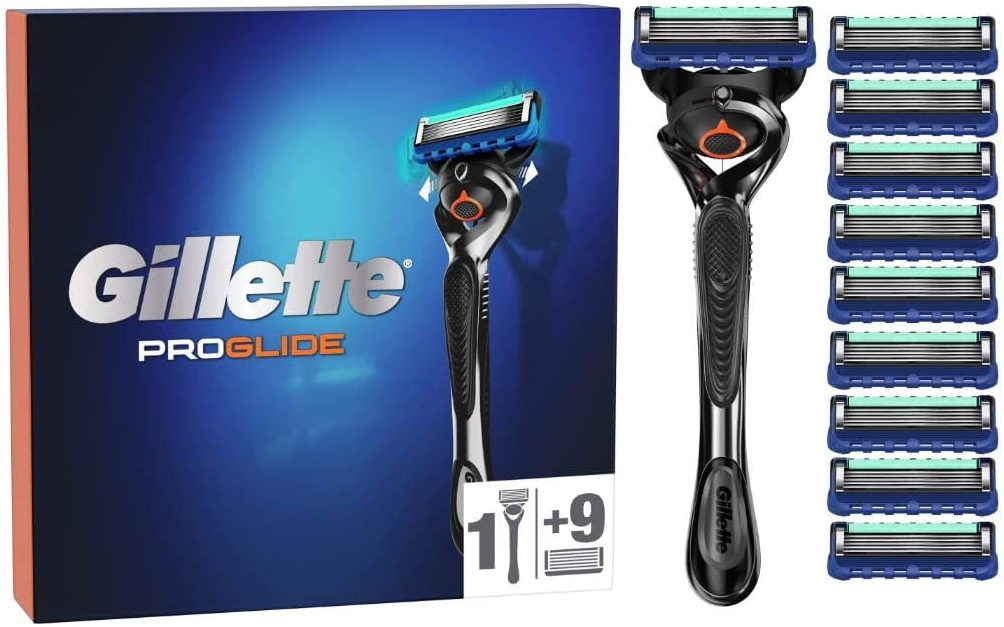 Gillette ProGlide Nassrasierer + 10 Rasierklingen für 32,29€ (statt 40€)   Prime
