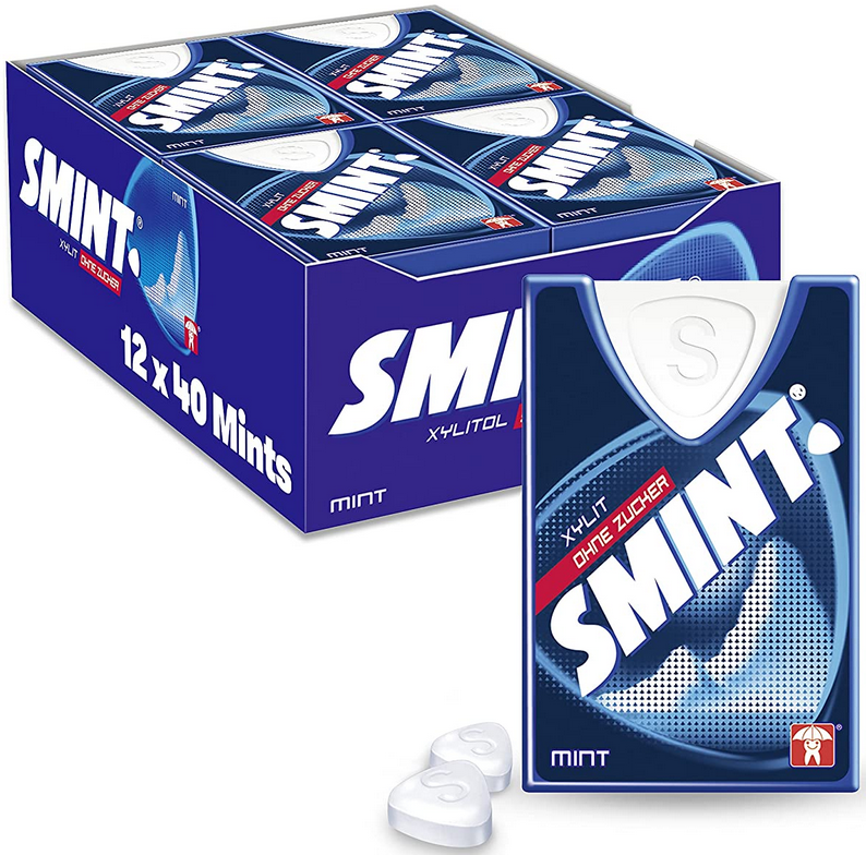 12er Pack SMINT Mint Pfefferminze-Pastillen ab 9€ (statt 12€) &#8211; Prime Sparabo