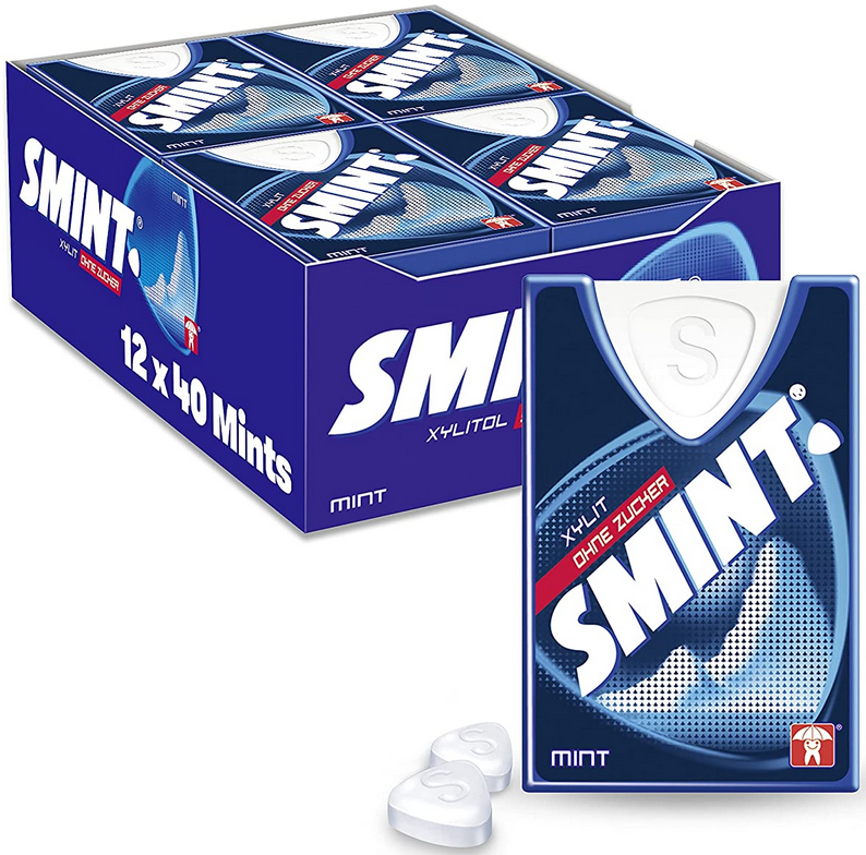 12er Pack SMINT Mint Pfefferminze Pastillen ab 8,64€ (statt 12€)